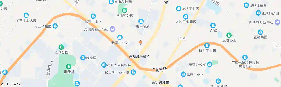 东莞翔腾工业园_公交站地图_东莞公交_妙搜公交查询2025