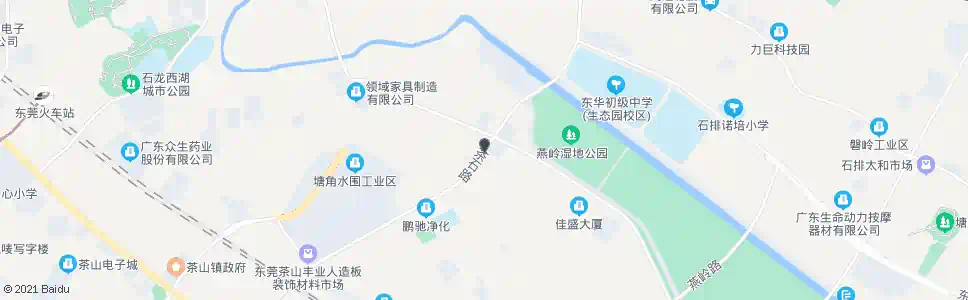 东莞茶山塘角_公交站地图_东莞公交_妙搜公交查询2025