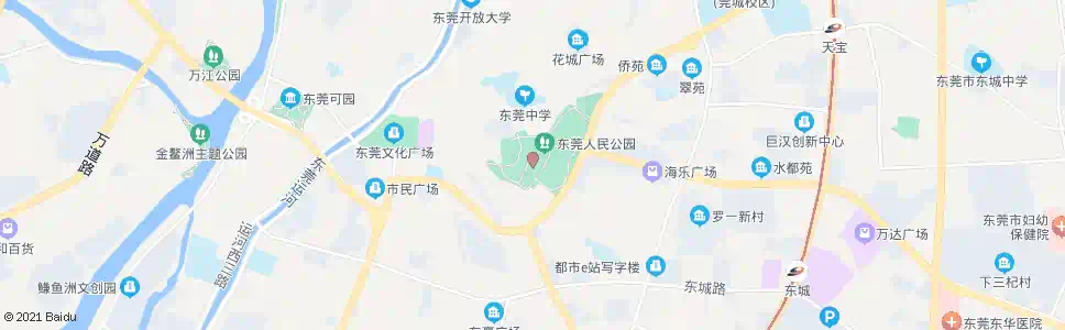 东莞烈士纪念碑_公交站地图_东莞公交_妙搜公交查询2025