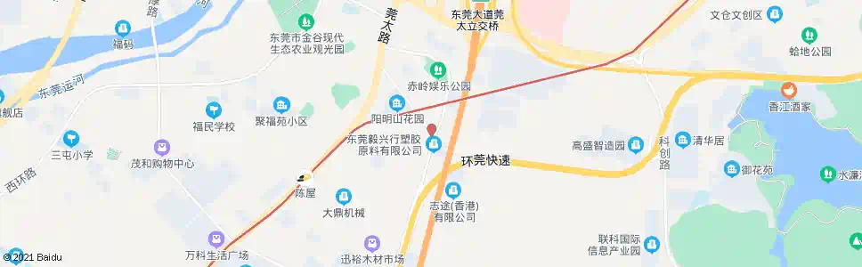 东莞阳明路路口_公交站地图_东莞公交_妙搜公交查询2025