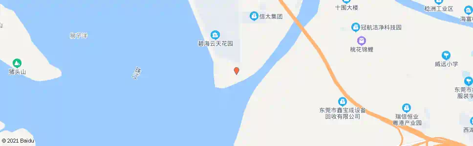 东莞虎门渡口_公交站地图_东莞公交_妙搜公交查询2025