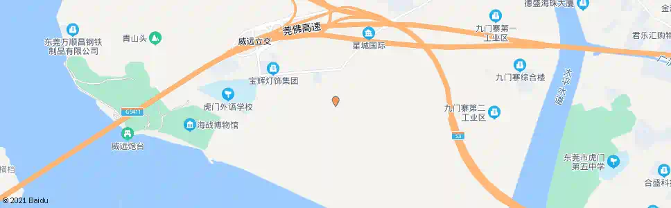 东莞上围村_公交站地图_东莞公交_妙搜公交查询2025