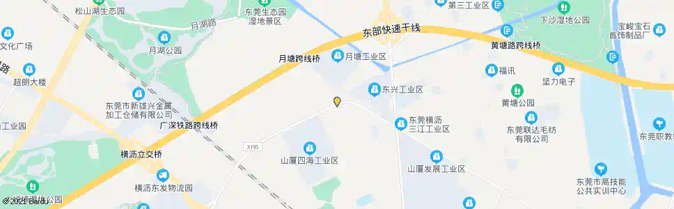 东莞月塘路口_公交站地图_东莞公交_妙搜公交查询2025