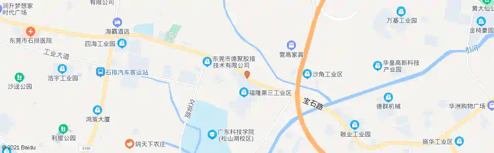 东莞福隆庄村委会_公交站地图_东莞公交_妙搜公交查询2025