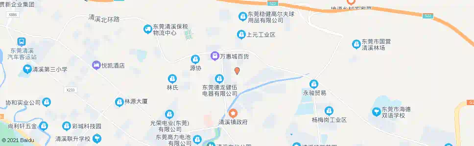 东莞银坑路_公交站地图_东莞公交_妙搜公交查询2025