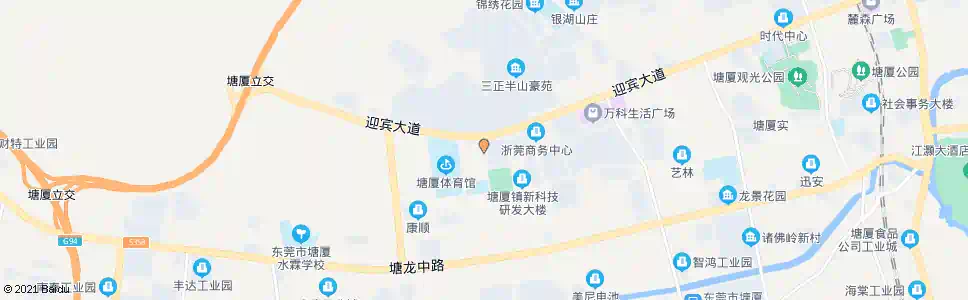 东莞塘厦公安分局_公交站地图_东莞公交_妙搜公交查询2025