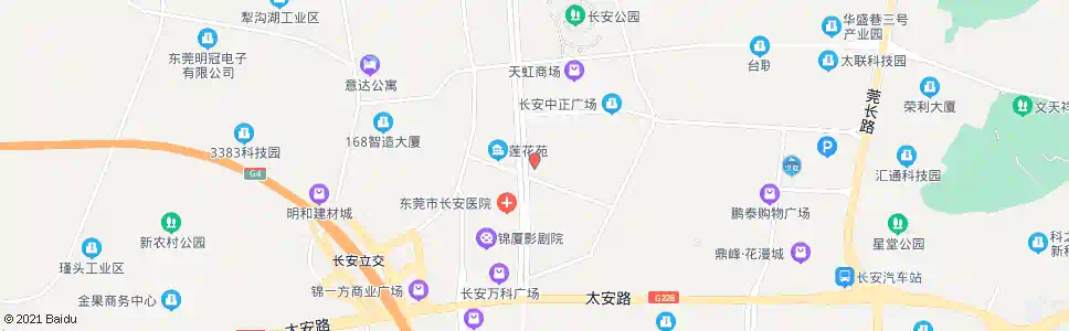 东莞莲花住宅区_公交站地图_东莞公交_妙搜公交查询2025