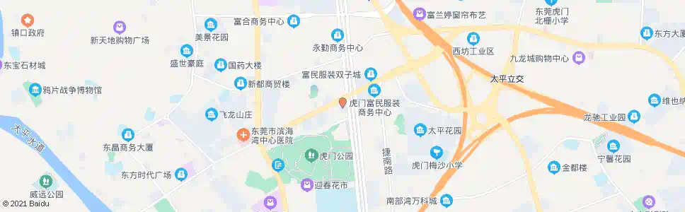 东莞金色家园_公交站地图_东莞公交_妙搜公交查询2025