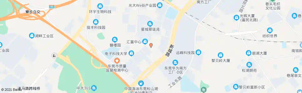 东莞松山湖车联网产业化基地_公交站地图_东莞公交_妙搜公交查询2025