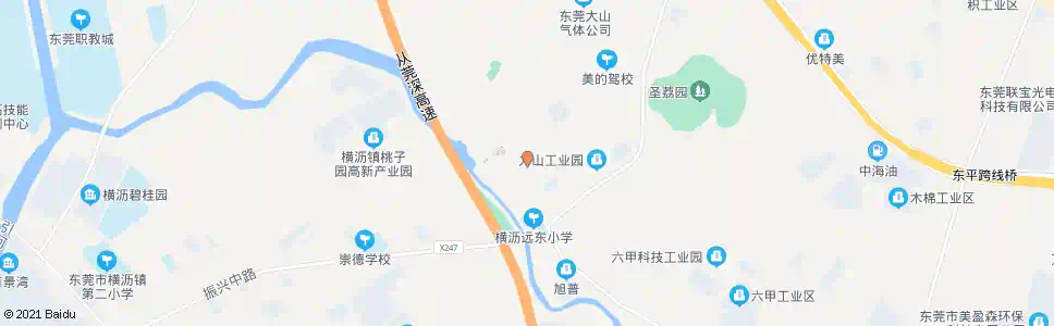 东莞田饶步_公交站地图_东莞公交_妙搜公交查询2025