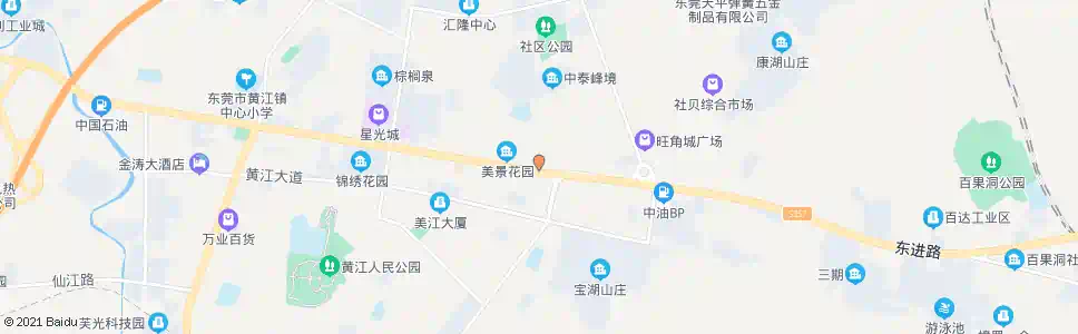 东莞田美村_公交站地图_东莞公交_妙搜公交查询2025