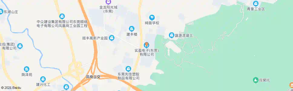 东莞实盈厂_公交站地图_东莞公交_妙搜公交查询2025