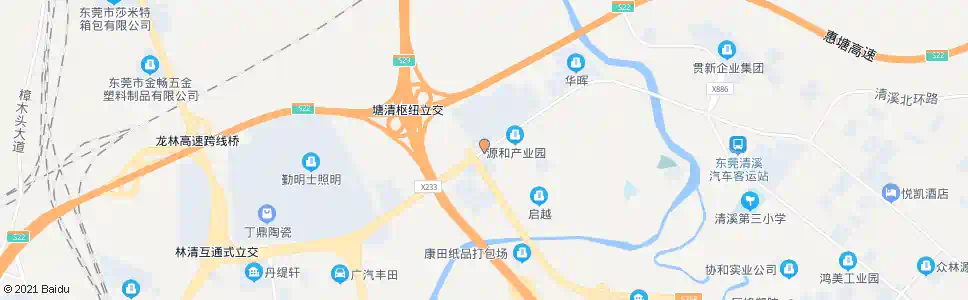 东莞东华厂_公交站地图_东莞公交_妙搜公交查询2025