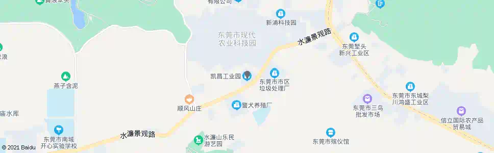 东莞凯振工业园_公交站地图_东莞公交_妙搜公交查询2025