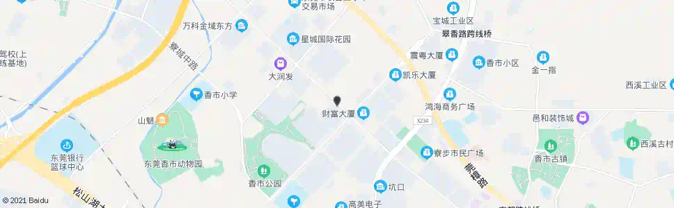 东莞悦莱酒店_公交站地图_东莞公交_妙搜公交查询2025