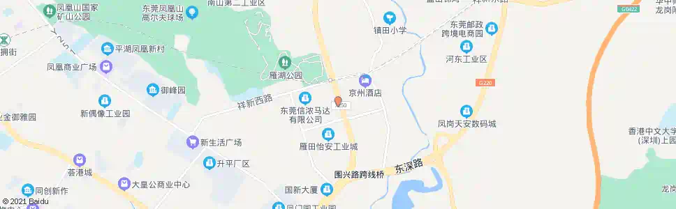 东莞丰田酒店_公交站地图_东莞公交_妙搜公交查询2025