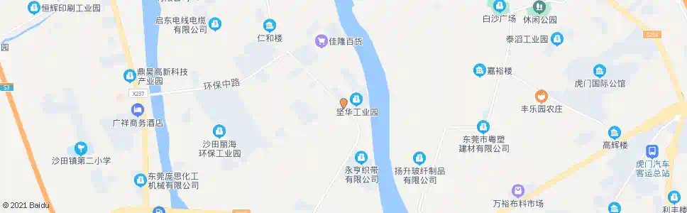东莞三排尾_公交站地图_东莞公交_妙搜公交查询2025