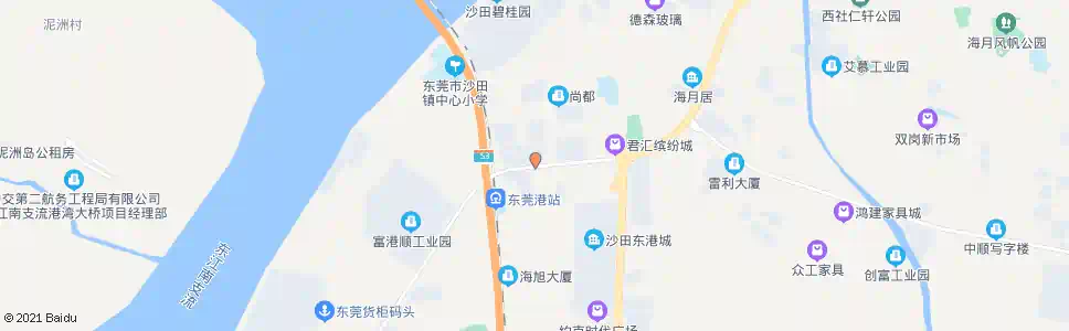 东莞沙田社保分局_公交站地图_东莞公交_妙搜公交查询2025