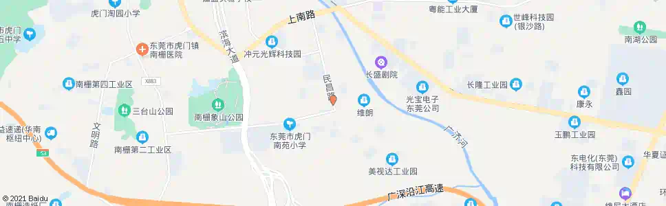东莞南栅五区路口_公交站地图_东莞公交_妙搜公交查询2025