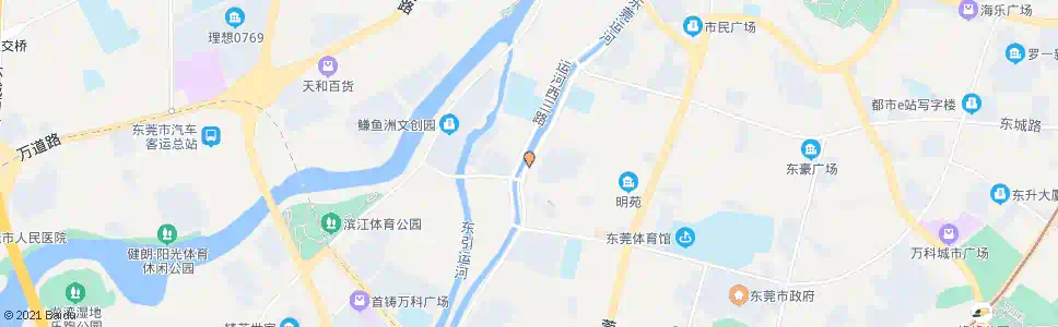 东莞坝头桥东_公交站地图_东莞公交_妙搜公交查询2025