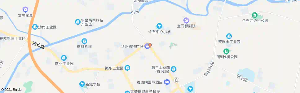 东莞宝石酒店_公交站地图_东莞公交_妙搜公交查询2025