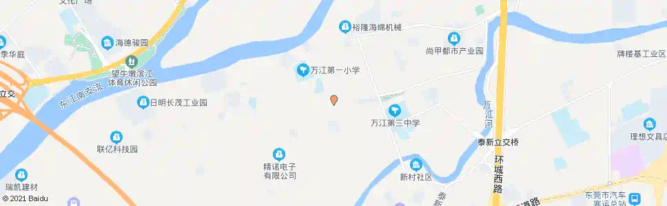 东莞大汾祠堂_公交站地图_东莞公交_妙搜公交查询2025