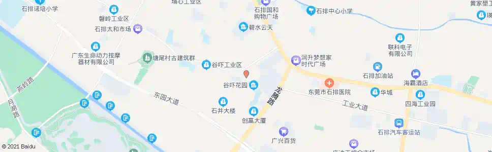 东莞谷吓村_公交站地图_东莞公交_妙搜公交查询2025