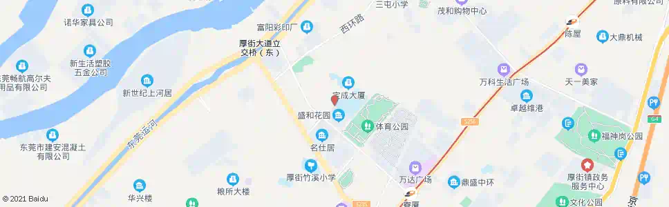 东莞竹溪中学_公交站地图_东莞公交_妙搜公交查询2025