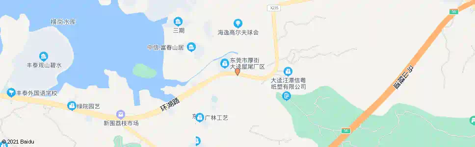 东莞大迳厂房工业区_公交站地图_东莞公交_妙搜公交查询2025