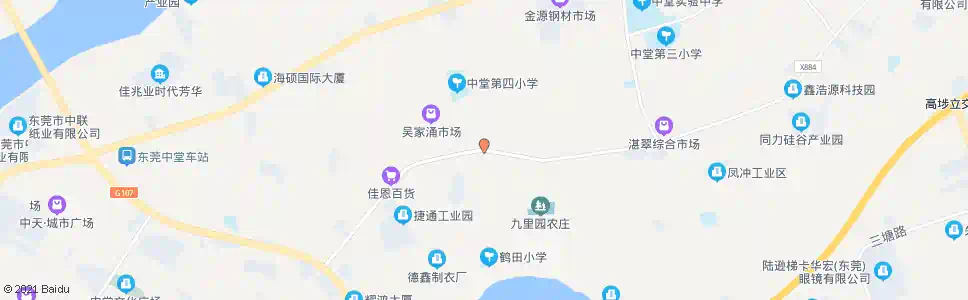 东莞袁家涌路口_公交站地图_东莞公交_妙搜公交查询2025