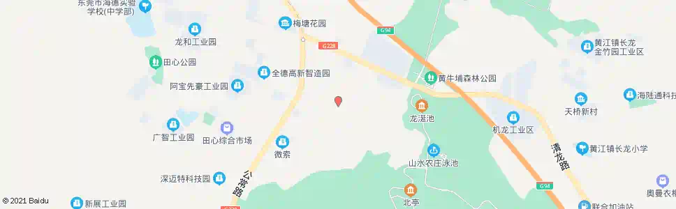 东莞龙见田村_公交站地图_东莞公交_妙搜公交查询2025