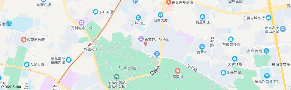 东莞新世纪花园南门_公交站地图_东莞公交_妙搜公交查询2025