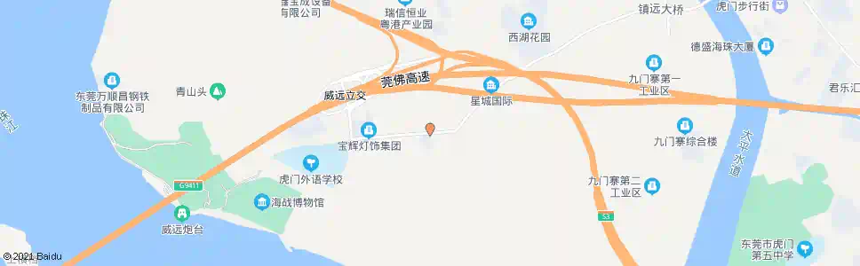 东莞南面村委会_公交站地图_东莞公交_妙搜公交查询2025