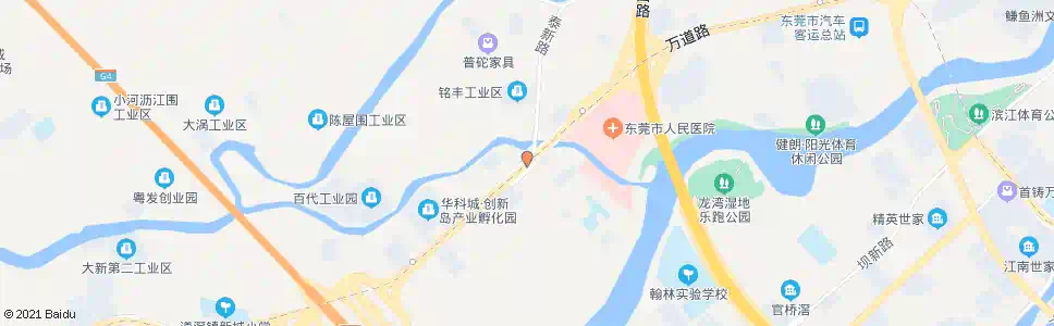 东莞大备湾_公交站地图_东莞公交_妙搜公交查询2025