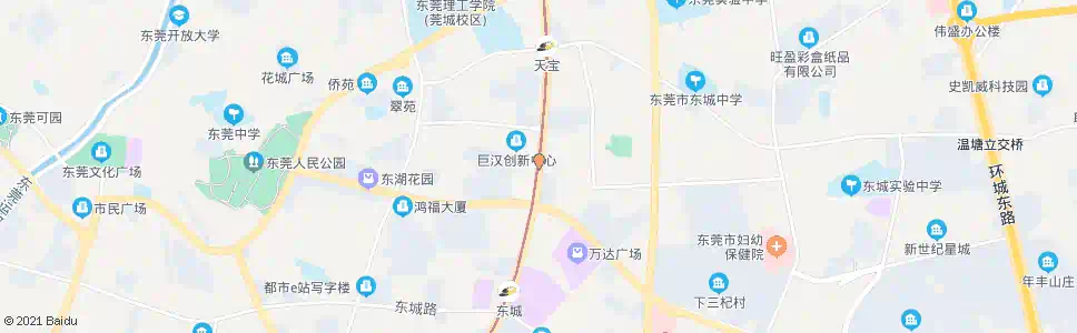 东莞大地通讯_公交站地图_东莞公交_妙搜公交查询2025