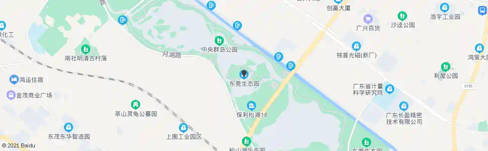 东莞生态园驿站_公交站地图_东莞公交_妙搜公交查询2025