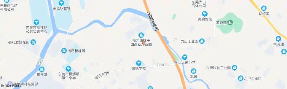 东莞桃子工业园_公交站地图_东莞公交_妙搜公交查询2025