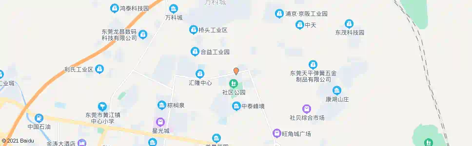 东莞田美社区_公交站地图_东莞公交_妙搜公交查询2025