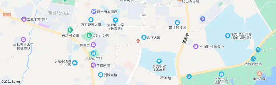 东莞石大路口_公交站地图_东莞公交_妙搜公交查询2025