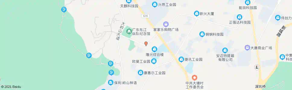 东莞大王岭_公交站地图_东莞公交_妙搜公交查询2025