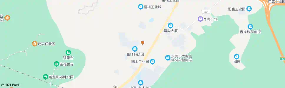 东莞颜屋市场(南)_公交站地图_东莞公交_妙搜公交查询2025