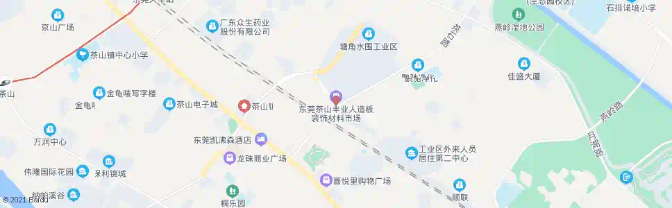 东莞怡华北路_公交站地图_东莞公交_妙搜公交查询2025
