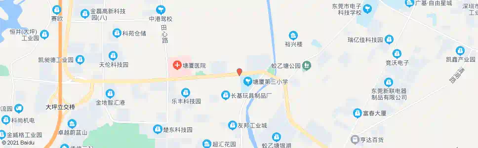 东莞鹤湖围新村_公交站地图_东莞公交_妙搜公交查询2025