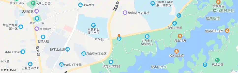东莞滨湖西服务区_公交站地图_东莞公交_妙搜公交查询2025