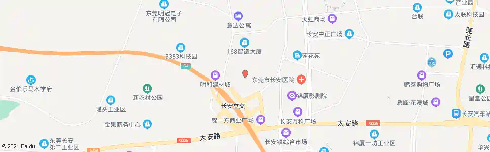 东莞横安路_公交站地图_东莞公交_妙搜公交查询2025
