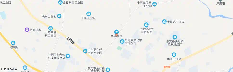 东莞华海小学_公交站地图_东莞公交_妙搜公交查询2025
