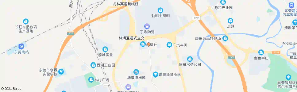 东莞尚林华府_公交站地图_东莞公交_妙搜公交查询2025