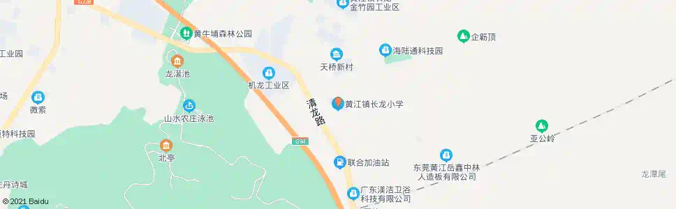 东莞长龙小学_公交站地图_东莞公交_妙搜公交查询2025