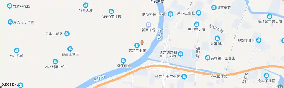 东莞民成工业污水处理中心_公交站地图_东莞公交_妙搜公交查询2025