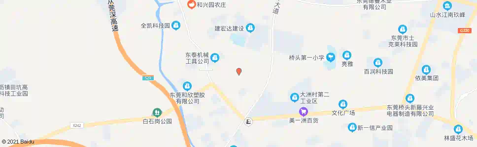 东莞田尾_公交站地图_东莞公交_妙搜公交查询2025